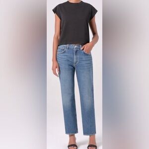 NWT AGolde “Valen” straight leg jeans size 27